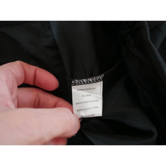 Lily Black Tie-Waist Pocket Capri Pants 3XL - Picture 9 of 9